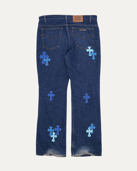 Cross Patch Levi's 517 Jeans