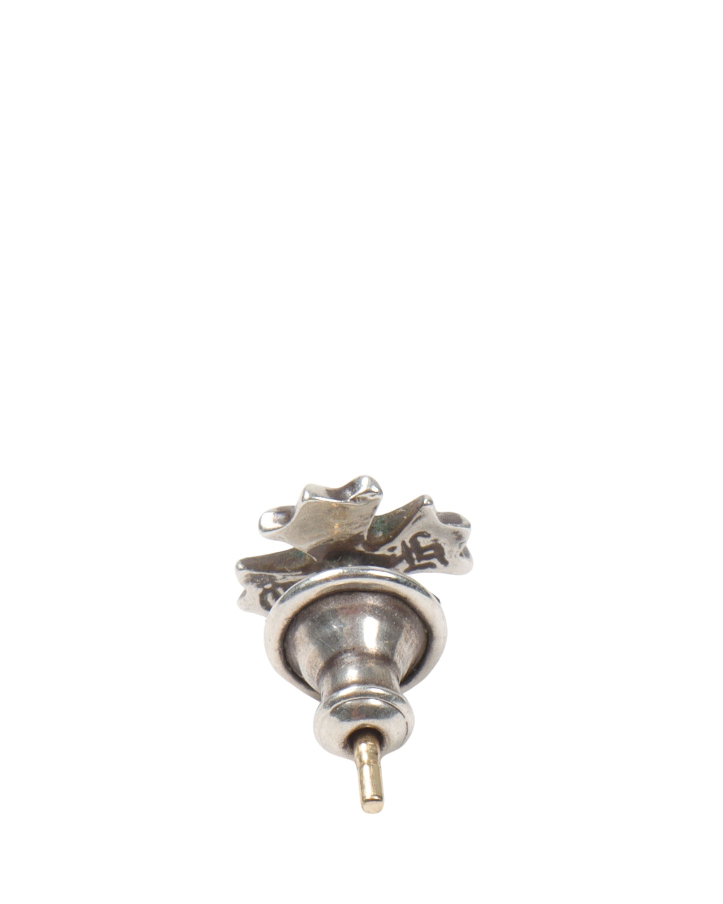 Diamond Cross Stud Earring