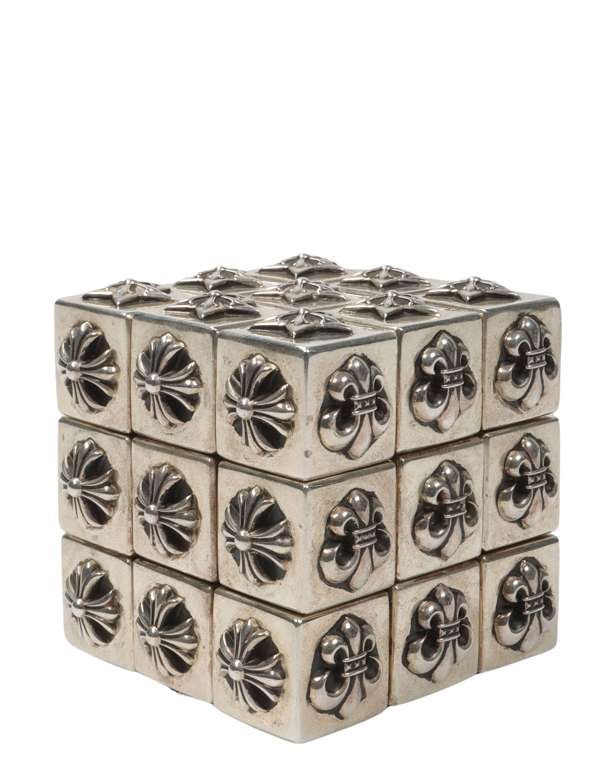 Silver Rubik's Cube