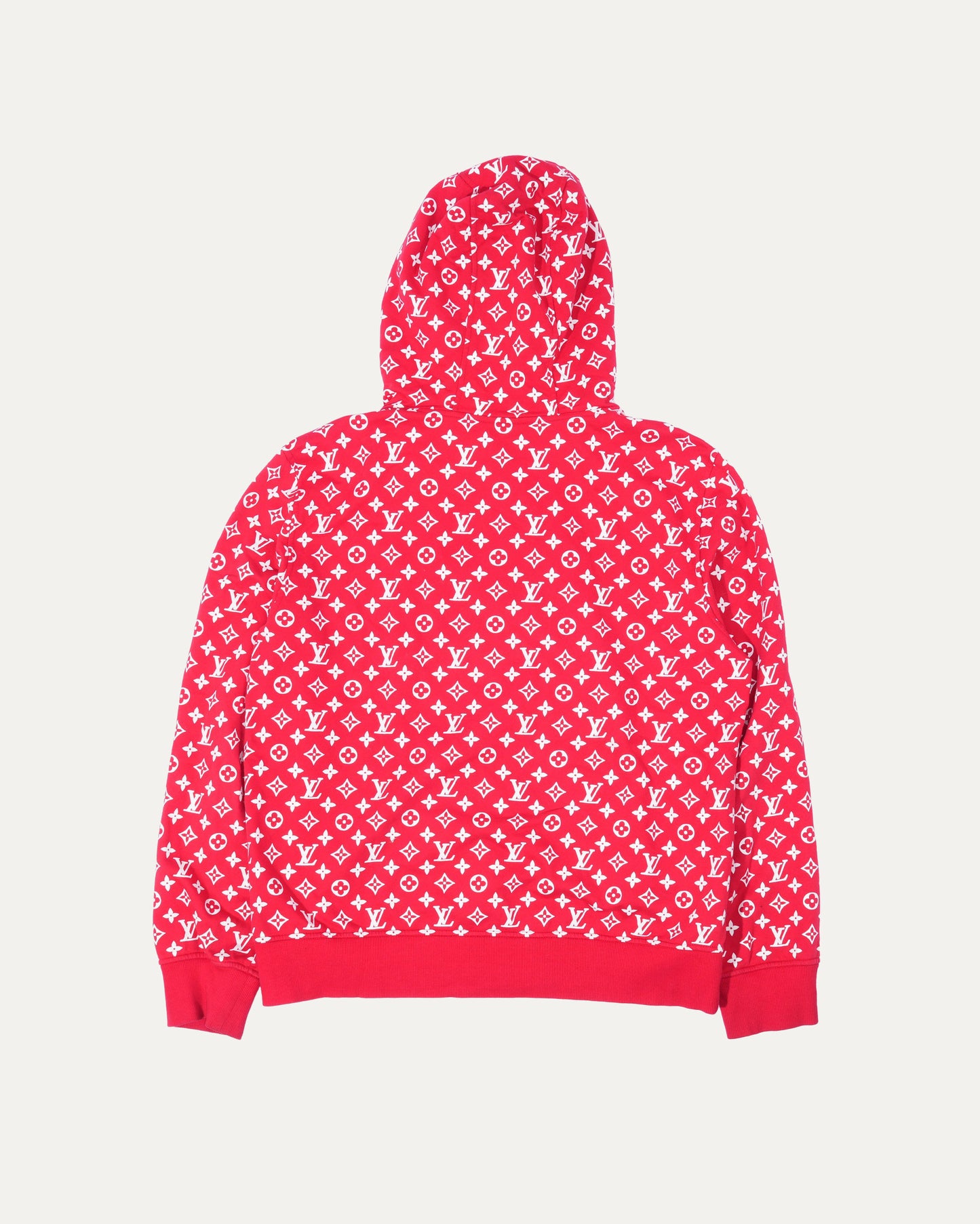 Lv Supreme Red Hoodie Louis Vuitton Supreme Brand Hoodies