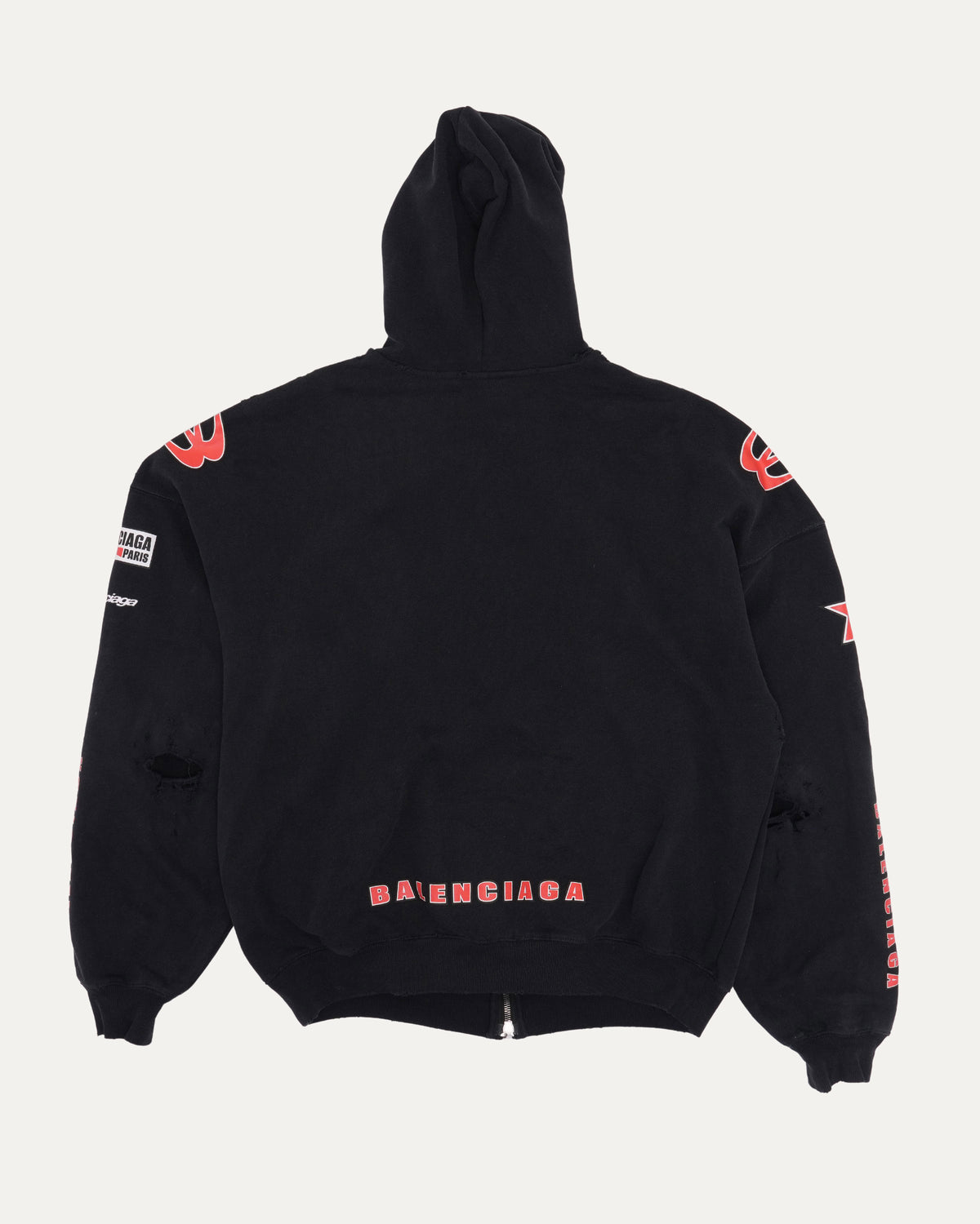 Sponsor Logo Zip Up Hoodie