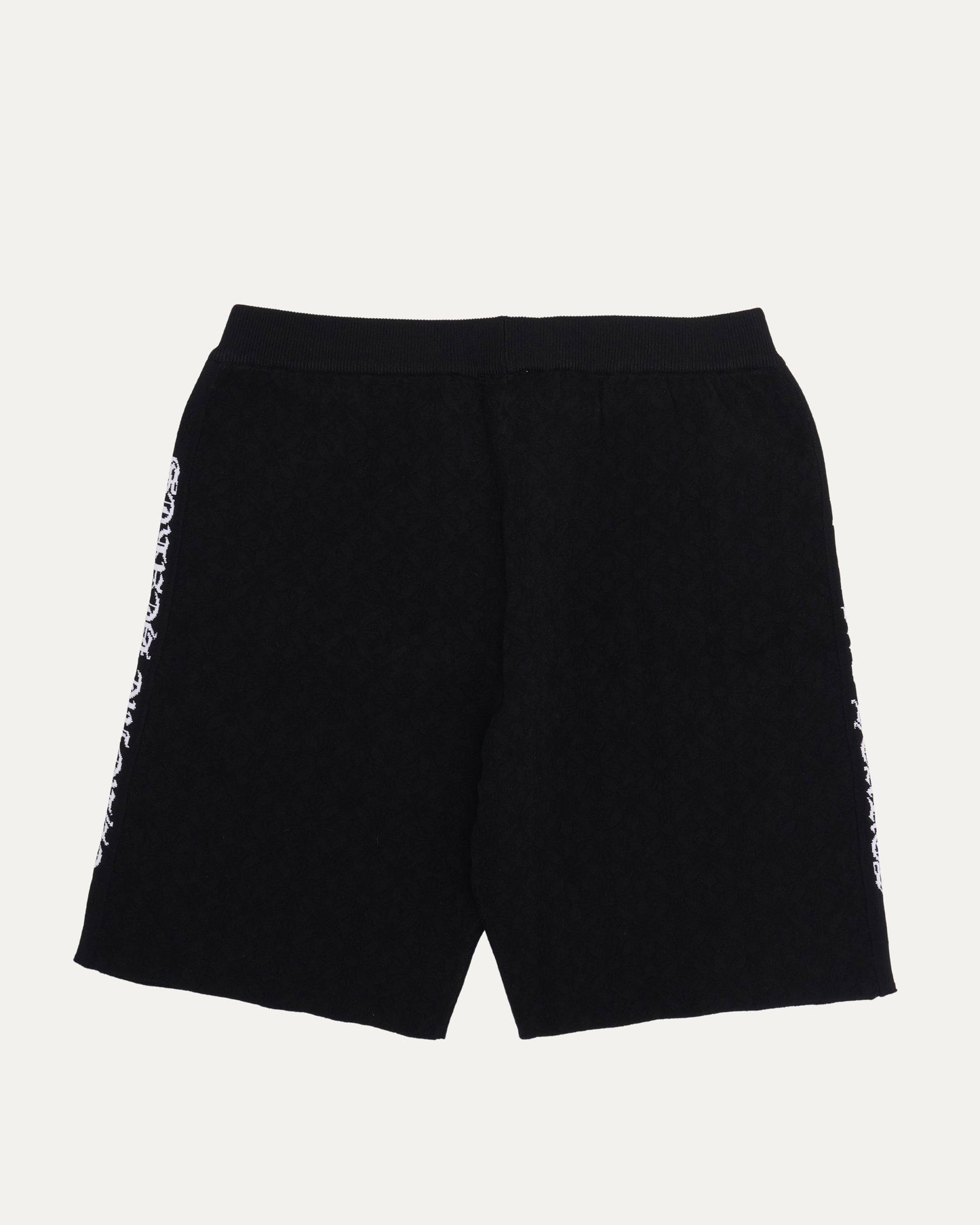 Intarsia Spell Out Bike Shorts
