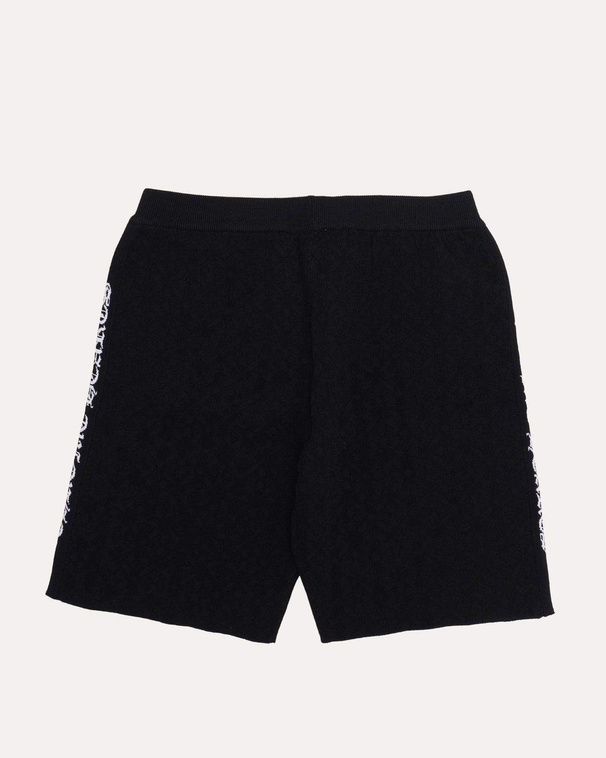Intarsia Spell Out Bike Shorts