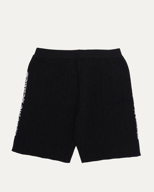 Intarsia Spell Out Bike Shorts