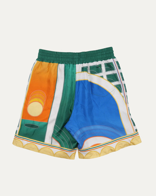 Reve De Tennis Silk Shorts