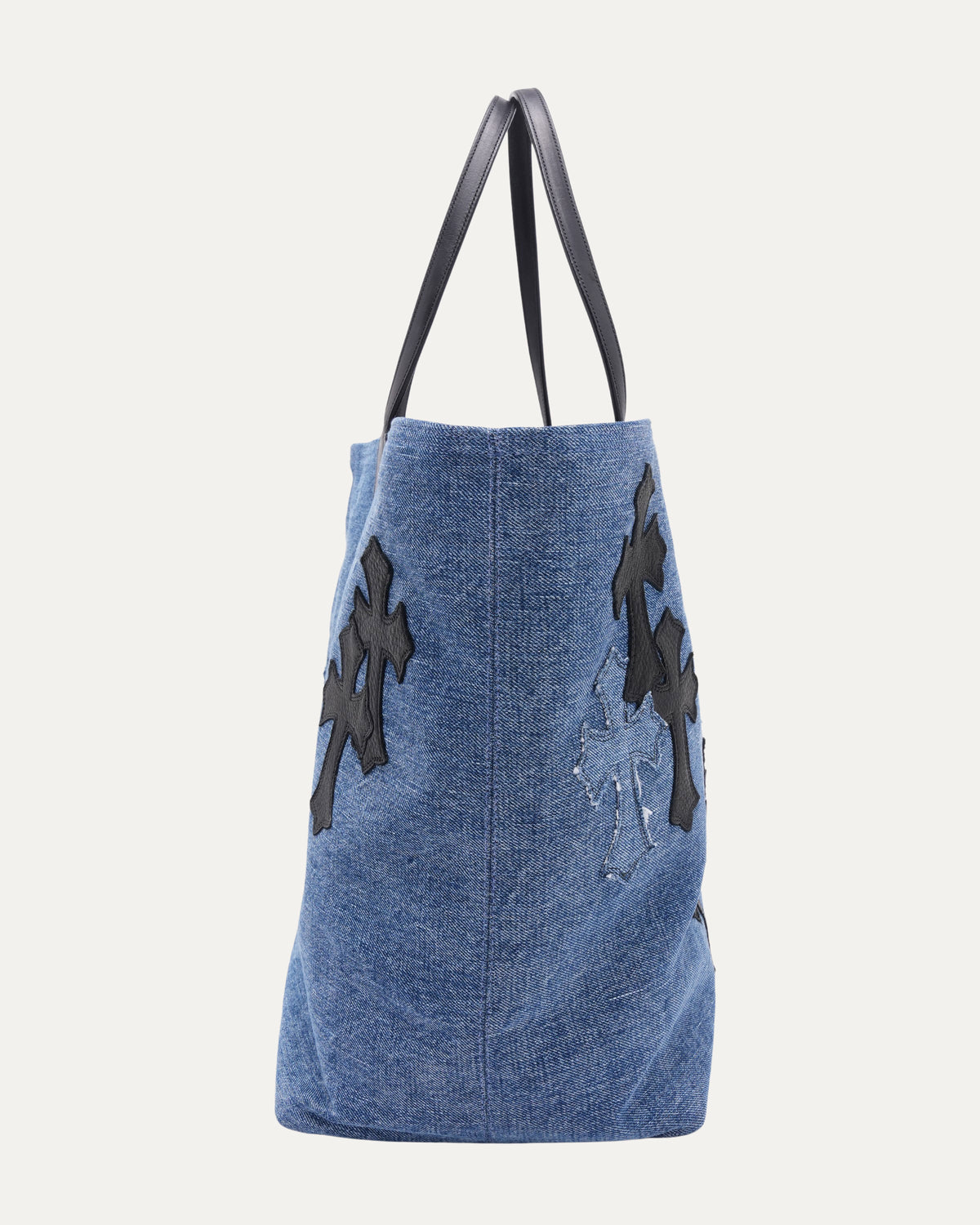 St. Barth Exclusive Denim Cross Patch Tote bag