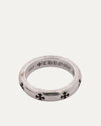 Negative Plus Cross Band Ring