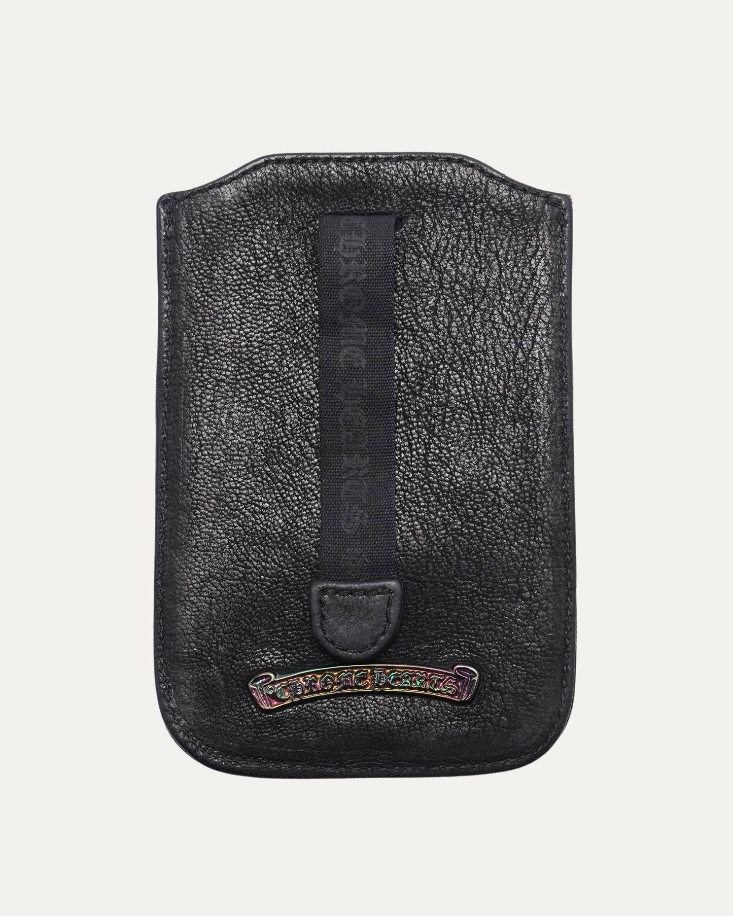 Leather Fleur Luggage Tag