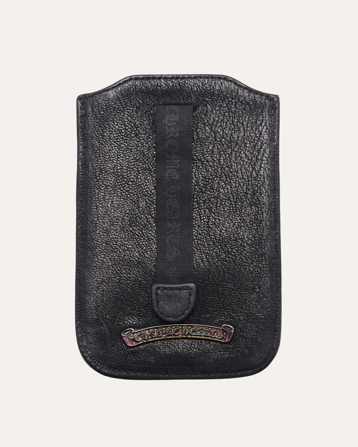 Leather Fleur Luggage Tag
