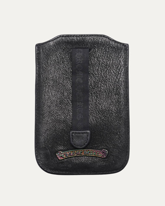 Leather Fleur Luggage Tag