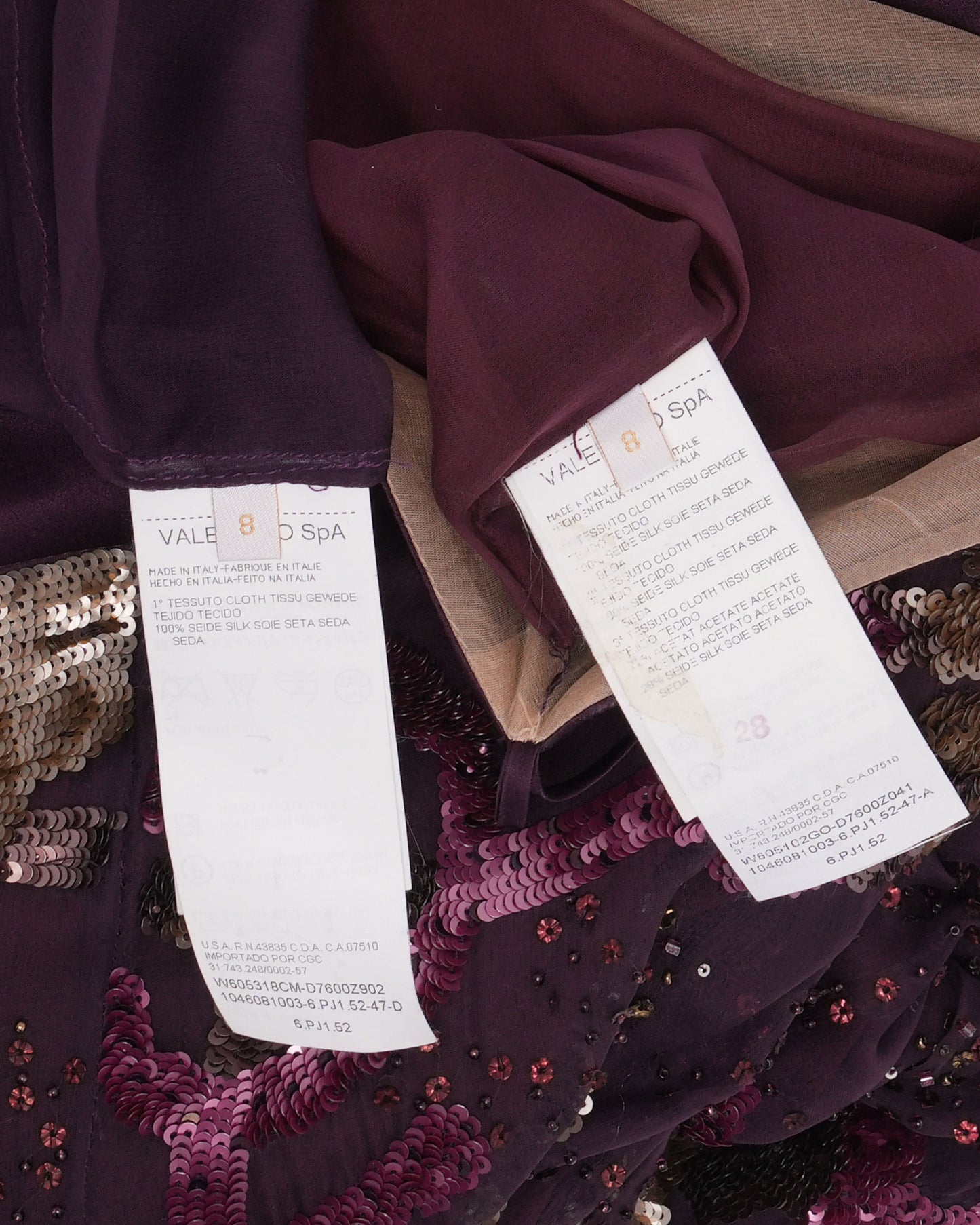 FW 2002 Beaded Skirt and Silk Shirt Set