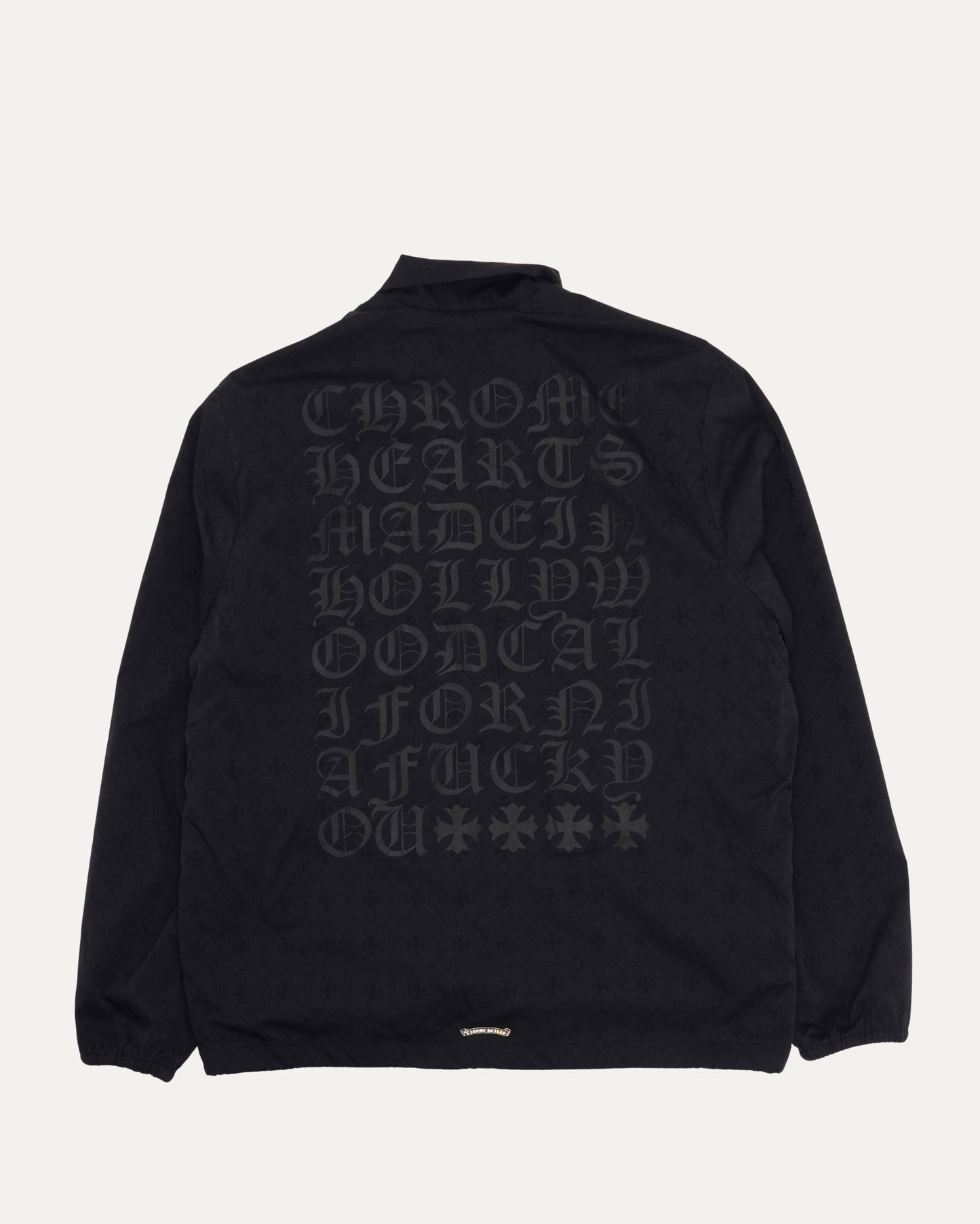 Eyechart Logo Monogram Coach Jacket