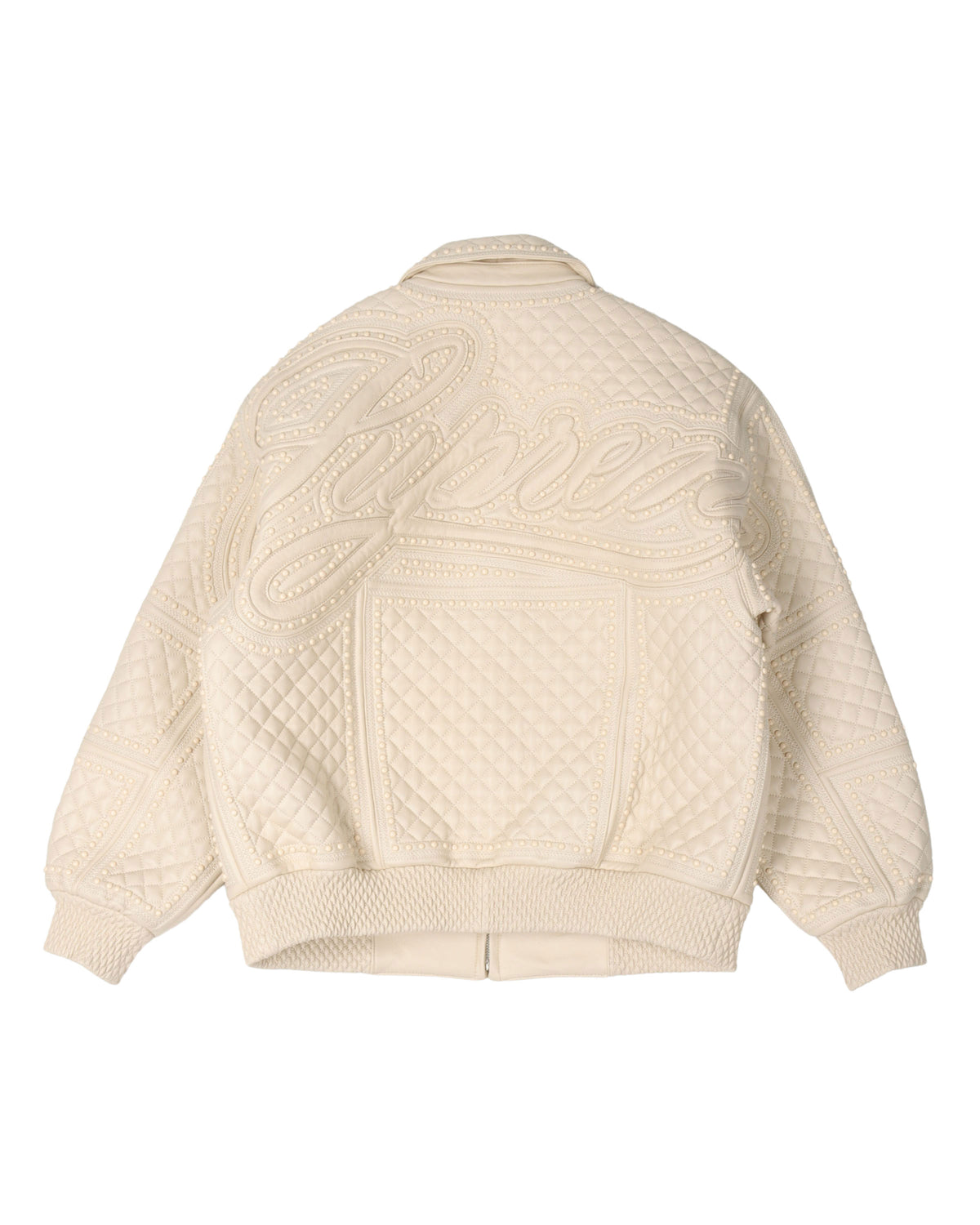 FW22 Studded Quilted Leather Jacket