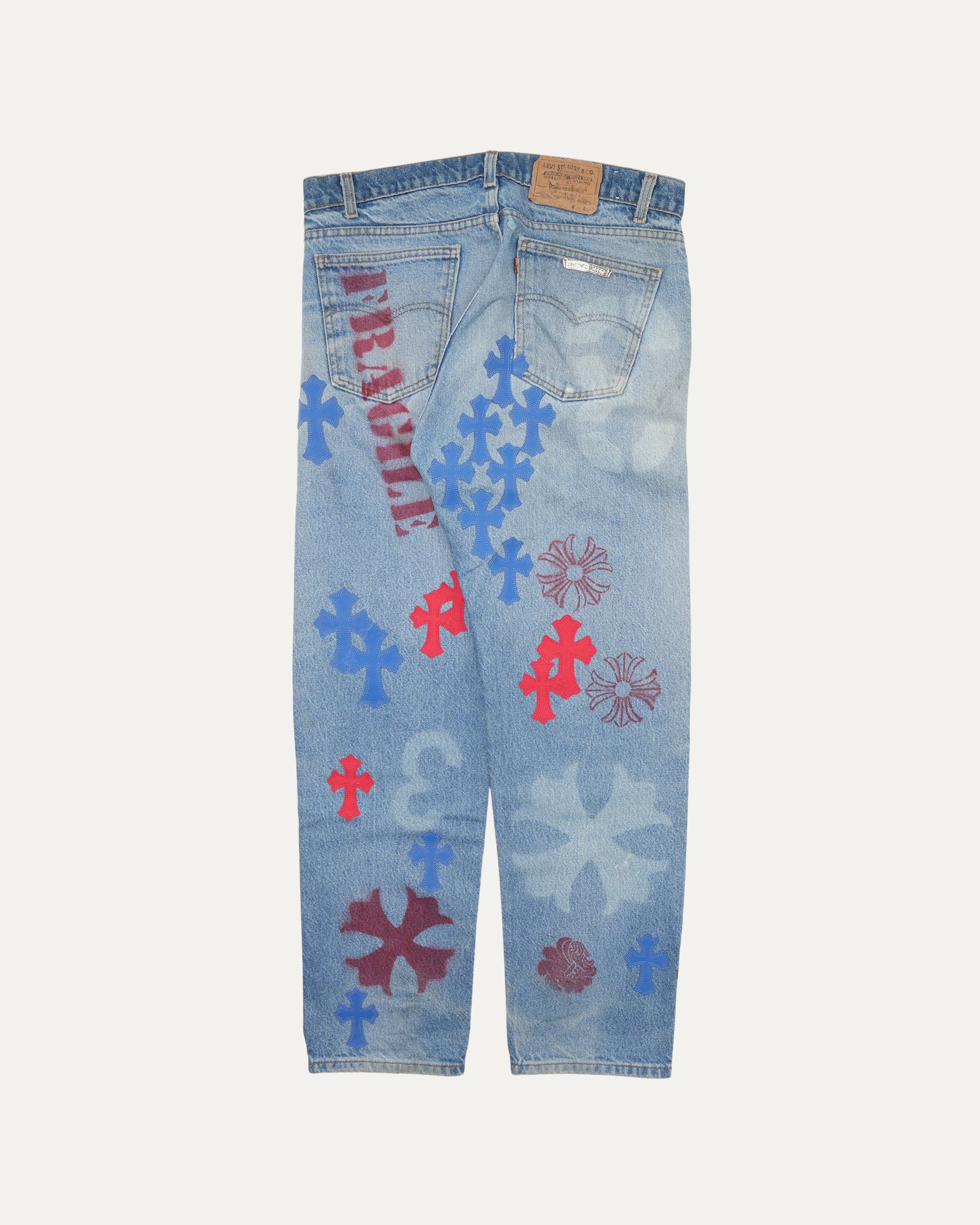 Levi's Cross Patch Stencil Jeans