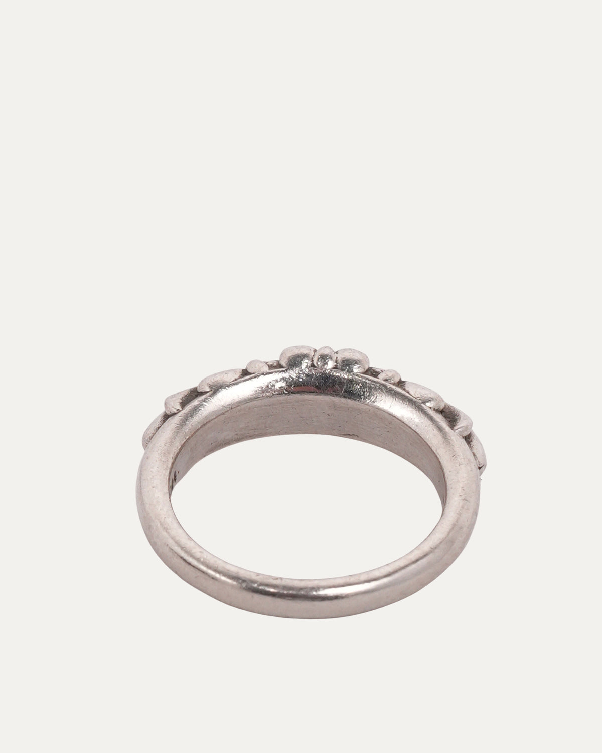 Mini Floral Cross Ring
