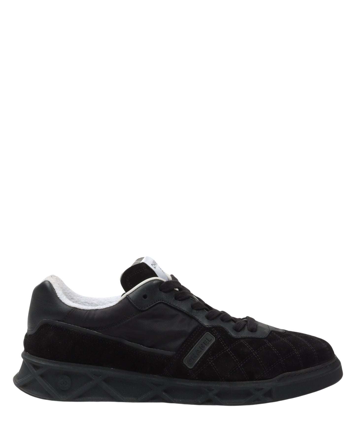 Quilted Suede Trainers