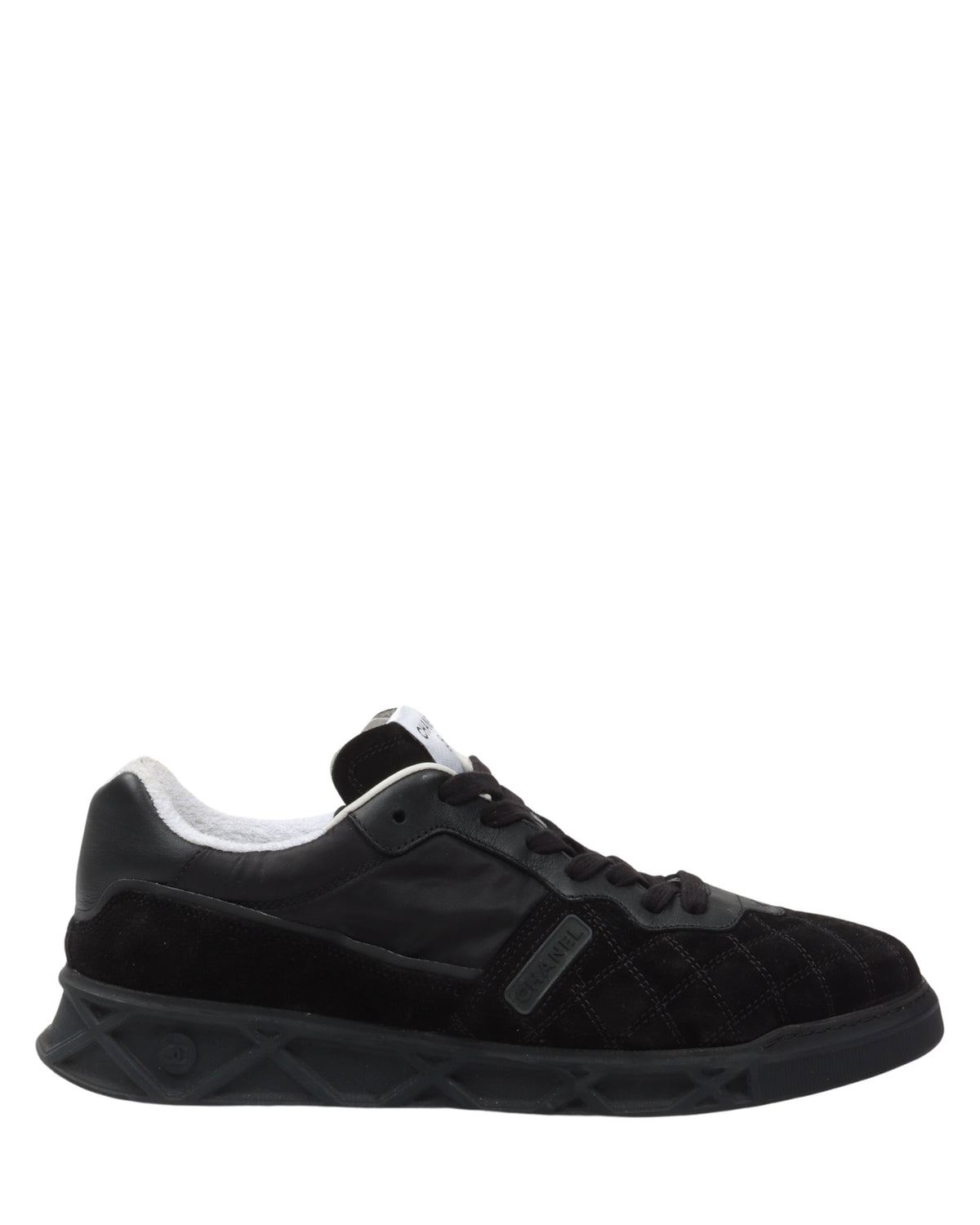 Quilted Suede Trainers
