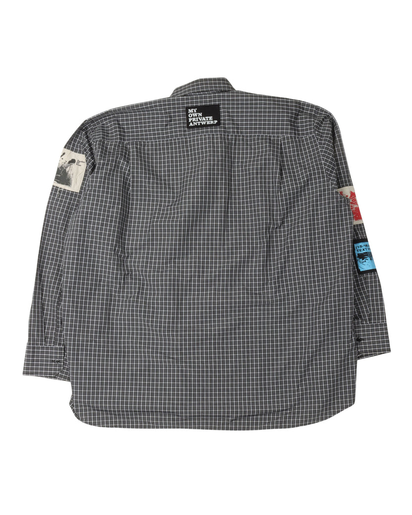 Punk Patch Checkered Shirt