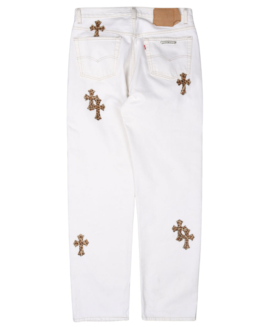 Levi's Leopard Cross Patch Jeans