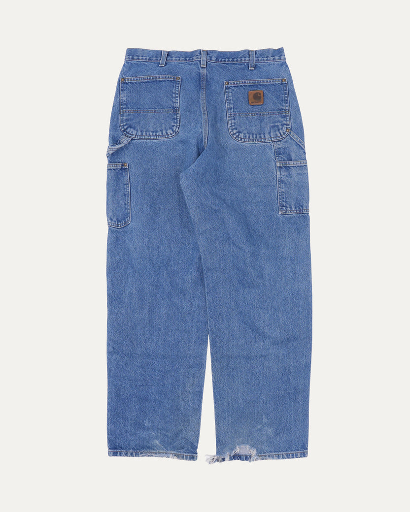 Carhartt Indigo Double Knee Jeans