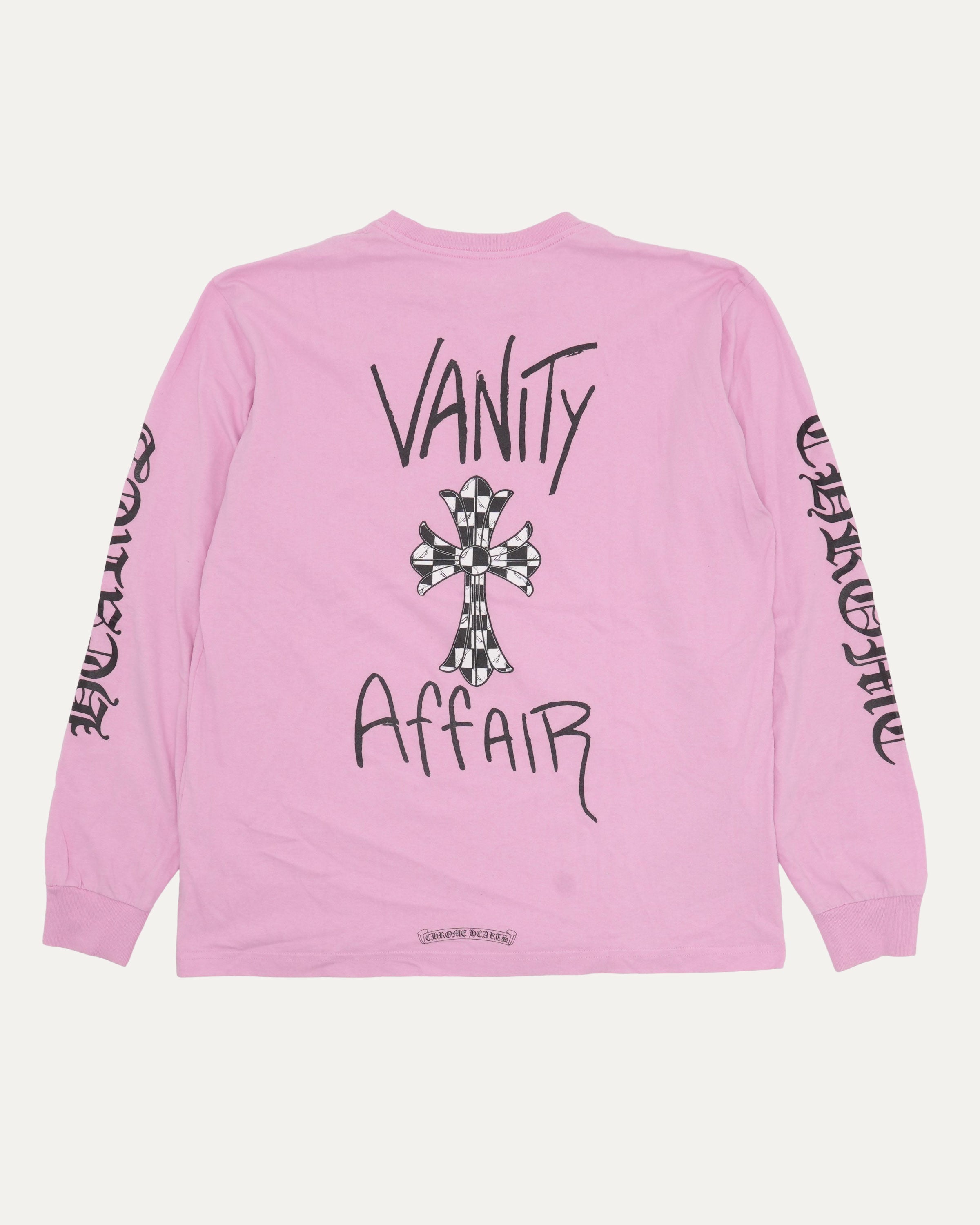 Chrome Hearts Matty Boy Vanity Affair Long Sleeve Pocket T-Shirt