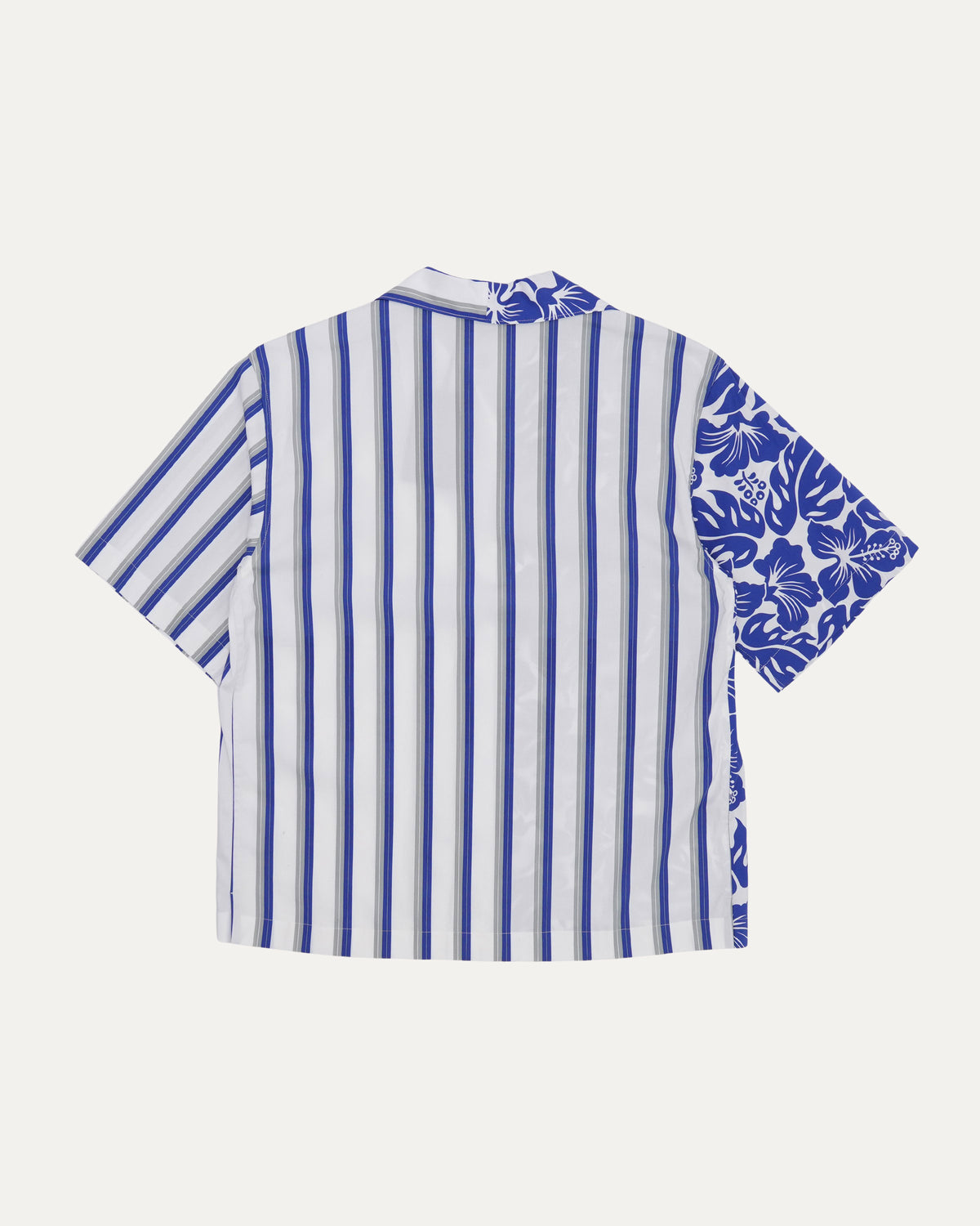 Floral and Striped Double Match Shirt