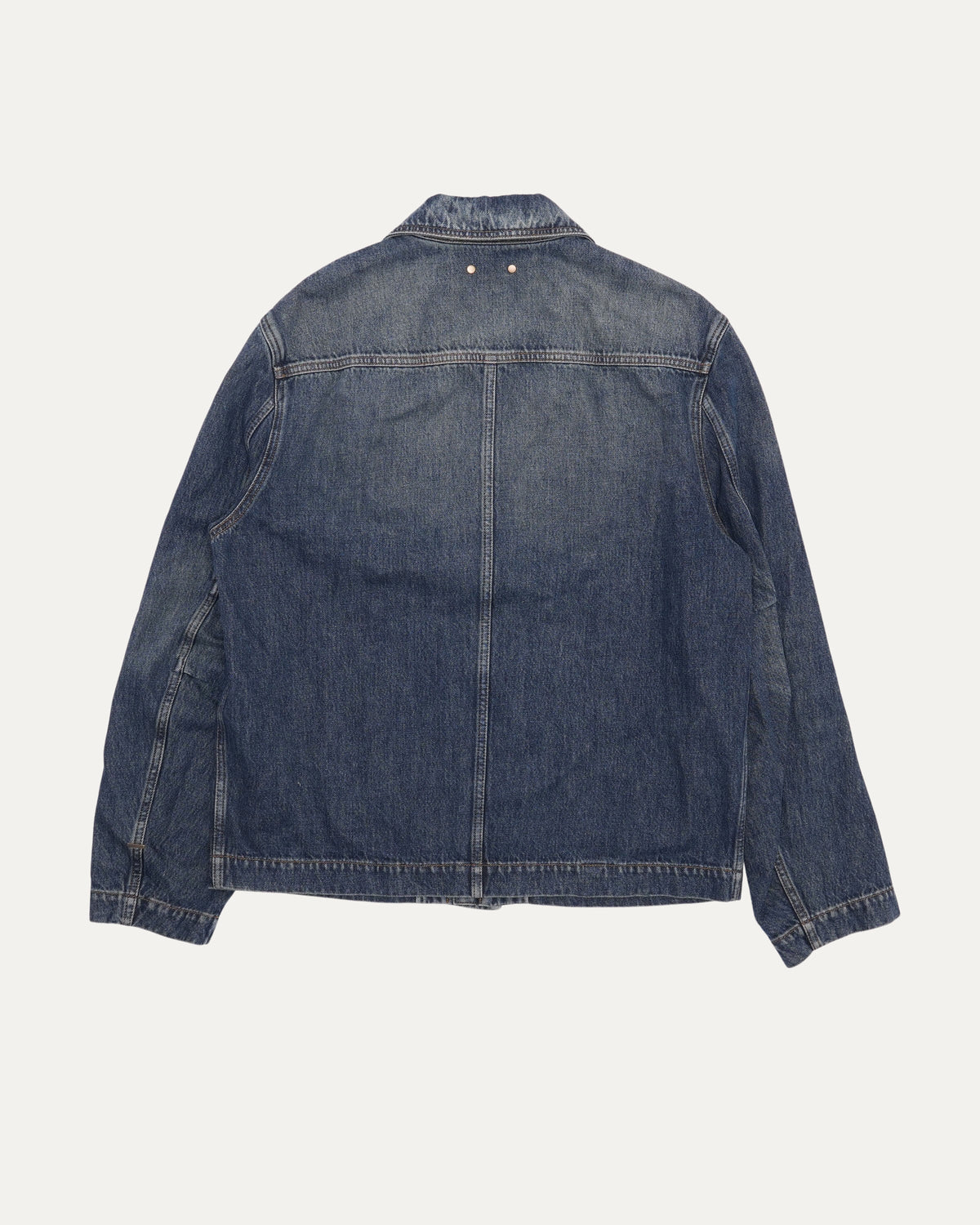 Monogram Embossed Workwear Denim Jacket