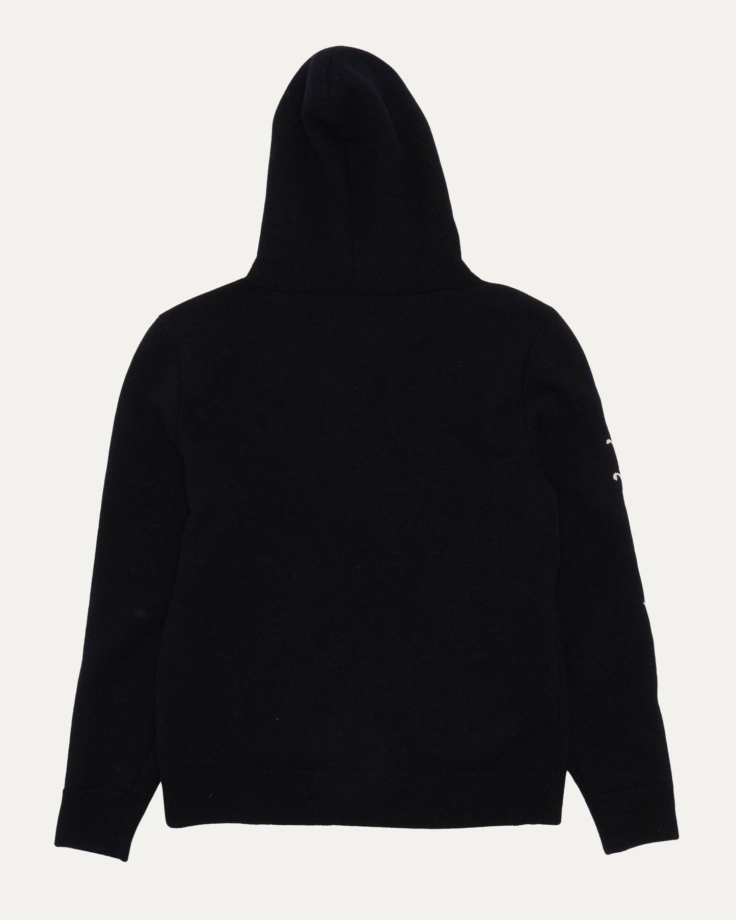 Cashmere Spell Out Zip Up Hoodie
