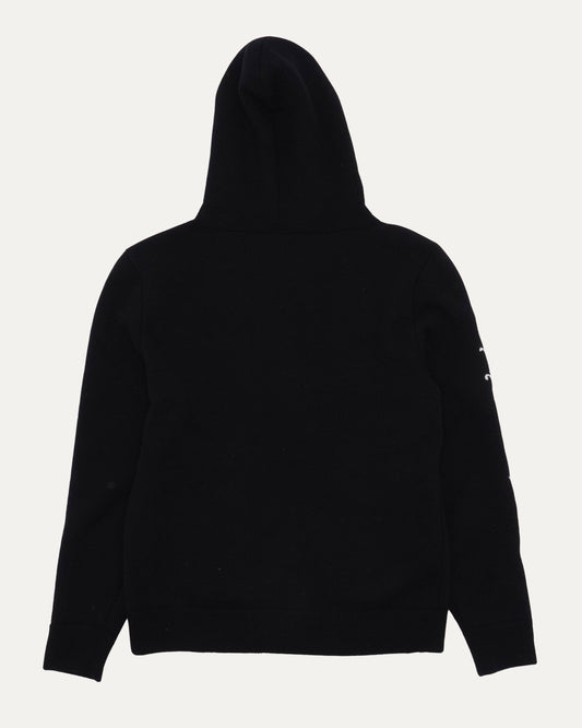 Cashmere Spell Out Zip Up Hoodie