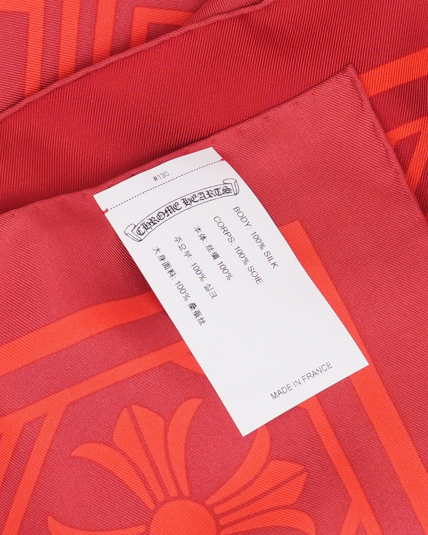 Math Plus Cross Silk Scarf