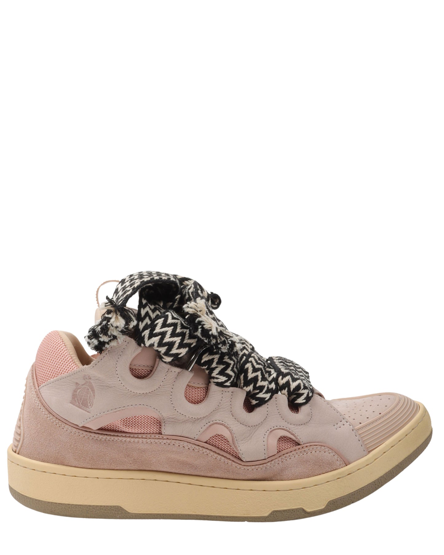 Leather Curb Sneakers