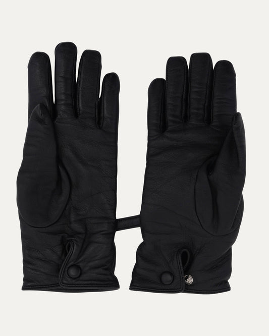 Triangle Pouch Leather Gloves