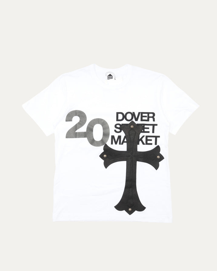 Dover Street Market 20th Anniversary Cross Patch T-Shirt