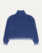 Ombre Zip Up Sweater