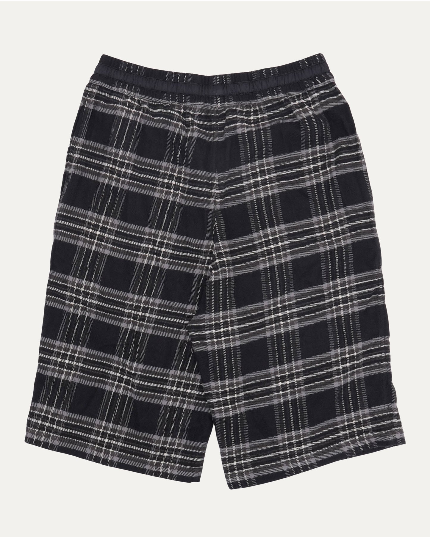 After School Cross Patch Flannel Shorts