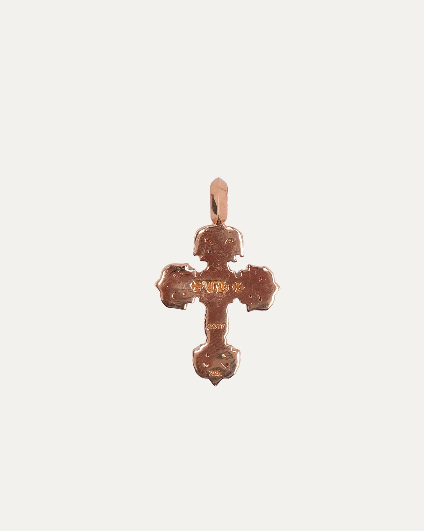 22k Gold Filigree Cross Pendant