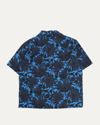 Leaf Print Short Sleeve Shirt