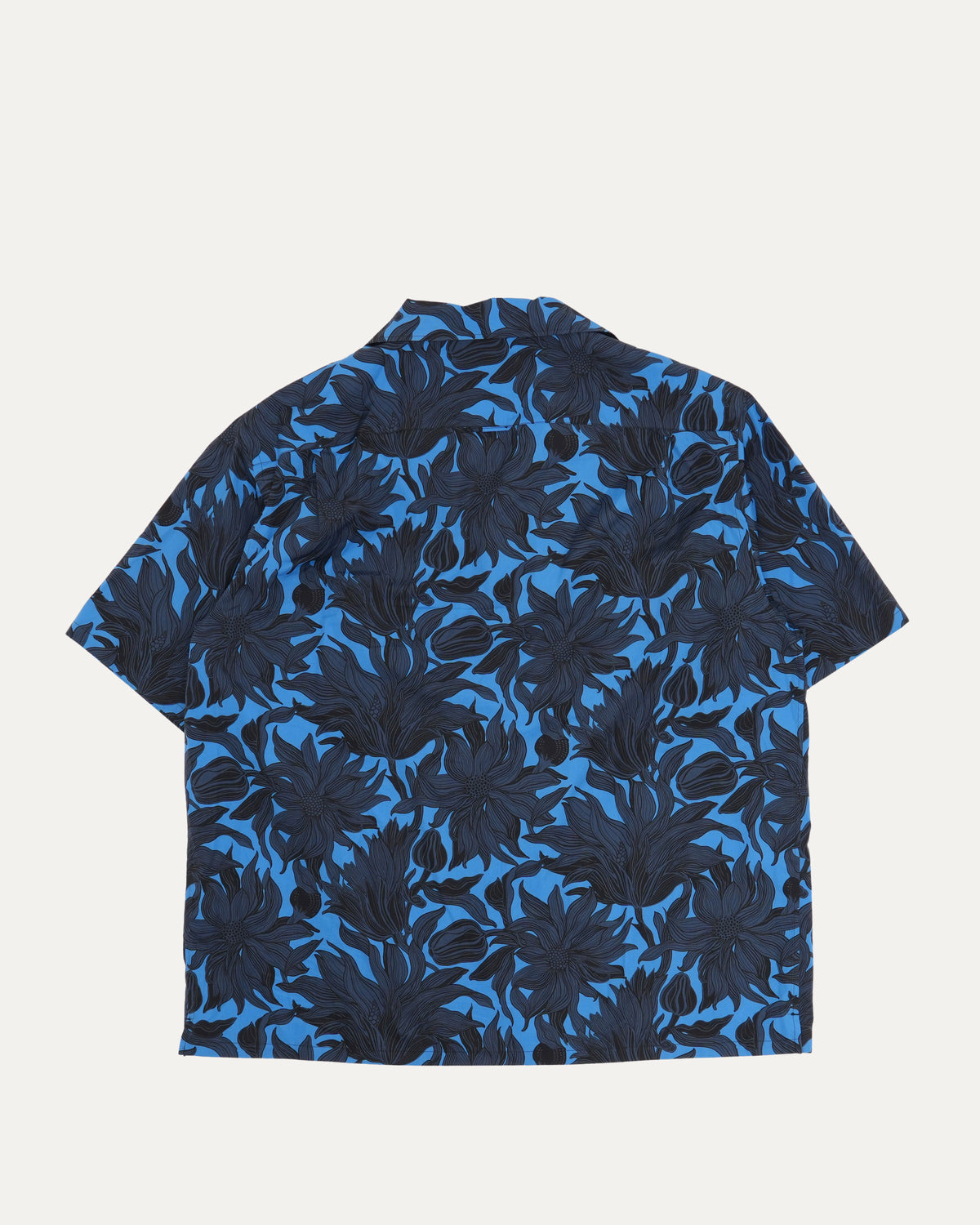 Leaf Print Short Sleeve Shirt