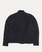 Cross Patch Nylon Insulated Shirt Jacket