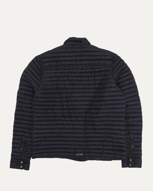 Cross Patch Nylon Insulated Shirt Jacket