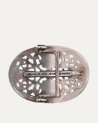 Oval Cross Belt Buckle