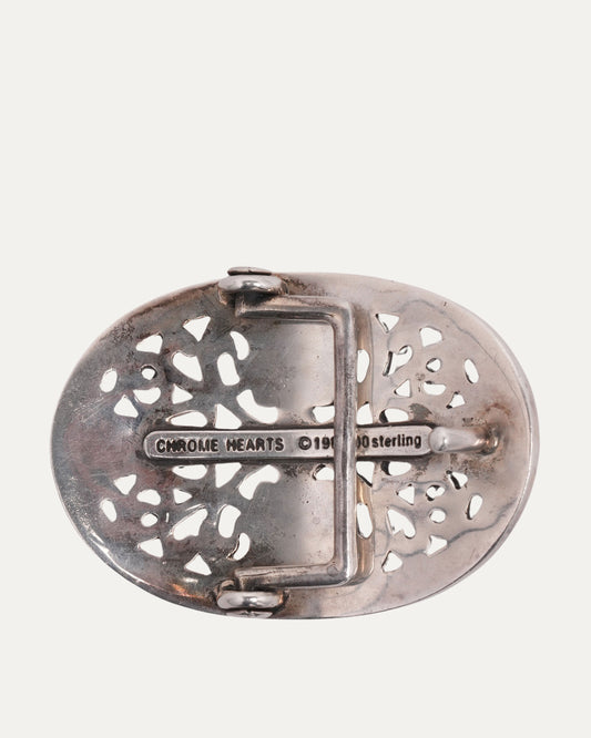 Oval Cross Belt Buckle
