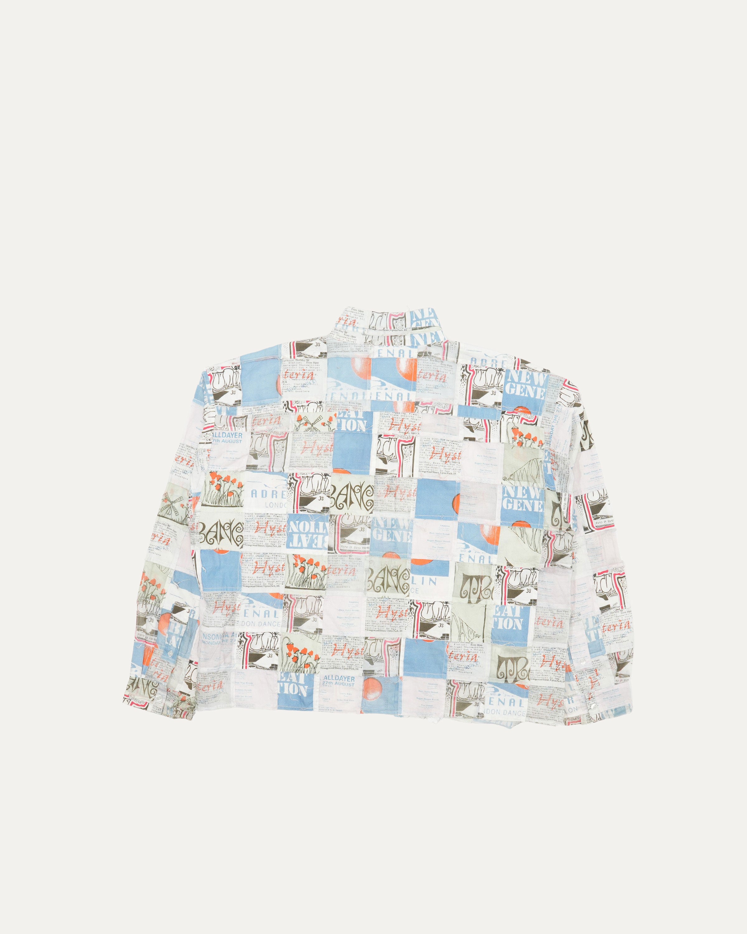 Newspaper Patchwork Shirt