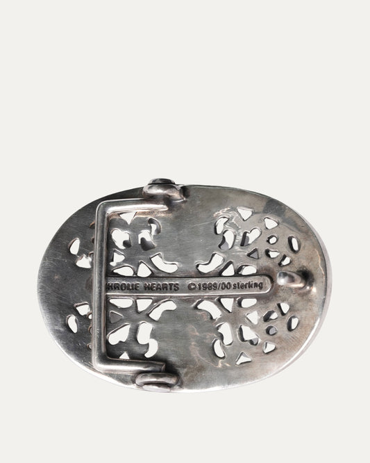 Oval Cross Belt Buckle