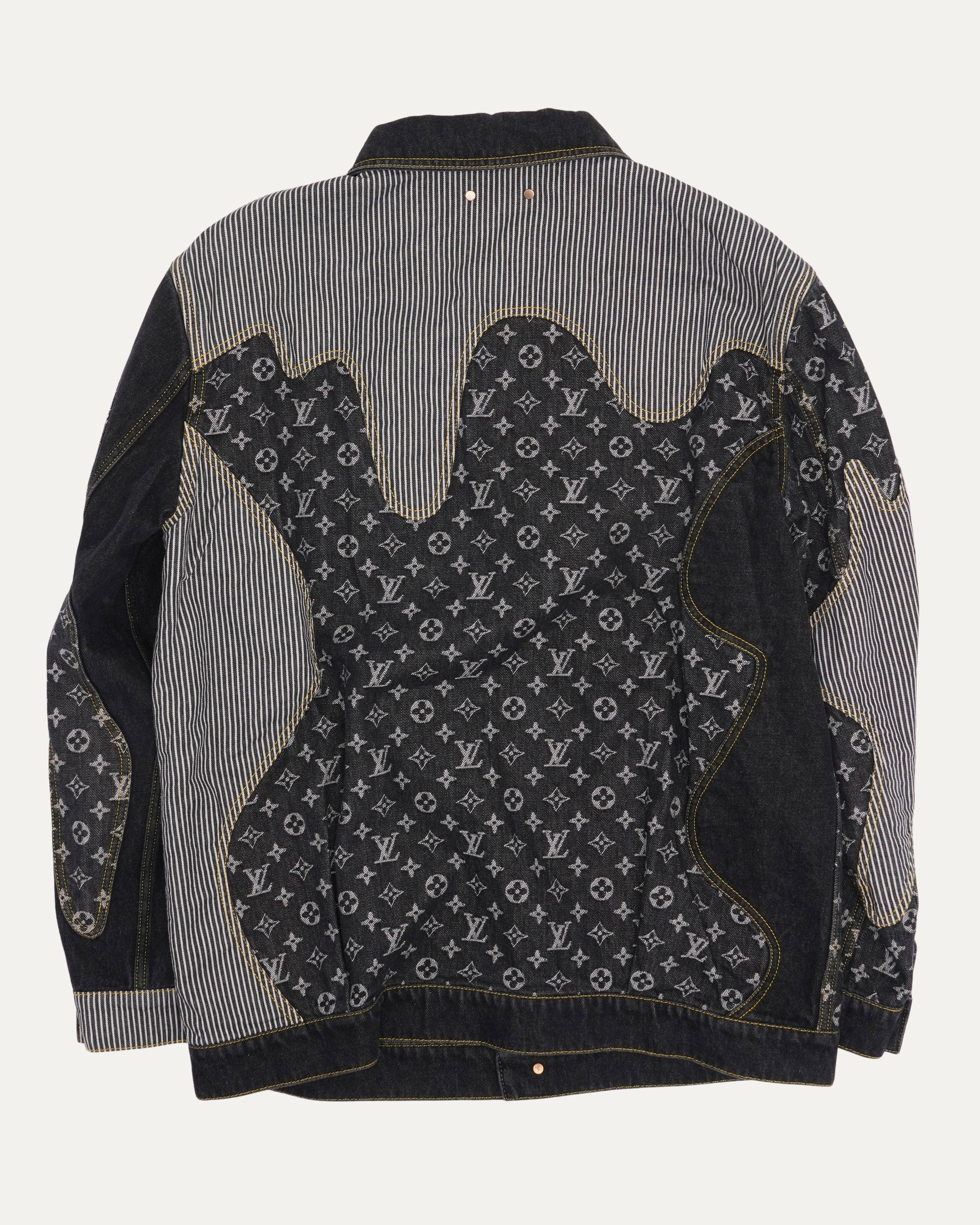 Louis Vuitton Nigo Monogram Crazy Denim Workwear Jacket – Justin Reed