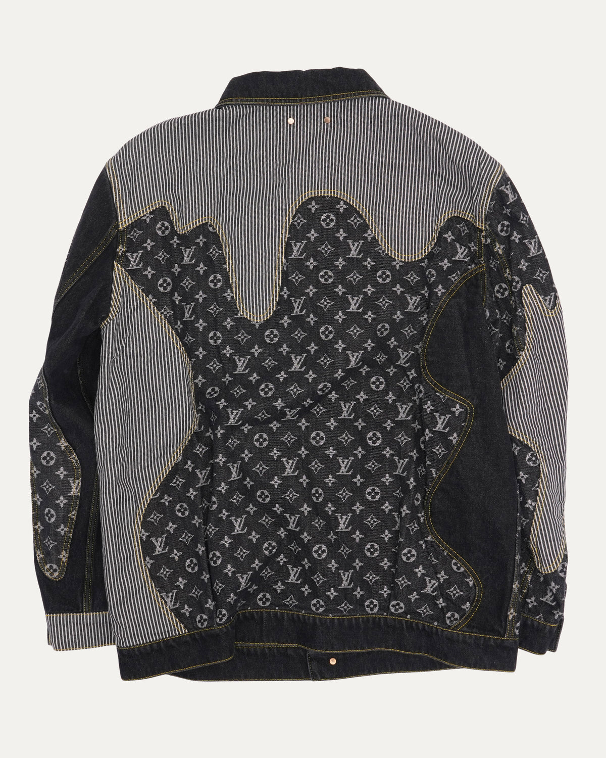 Nigo Monogram Crazy Denim Workwear Jacket