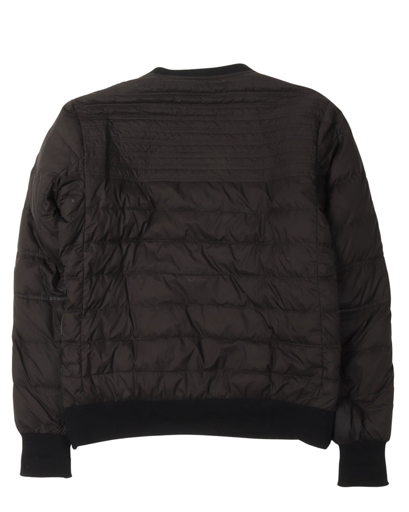 Albany Quilted Down Sweatshirt