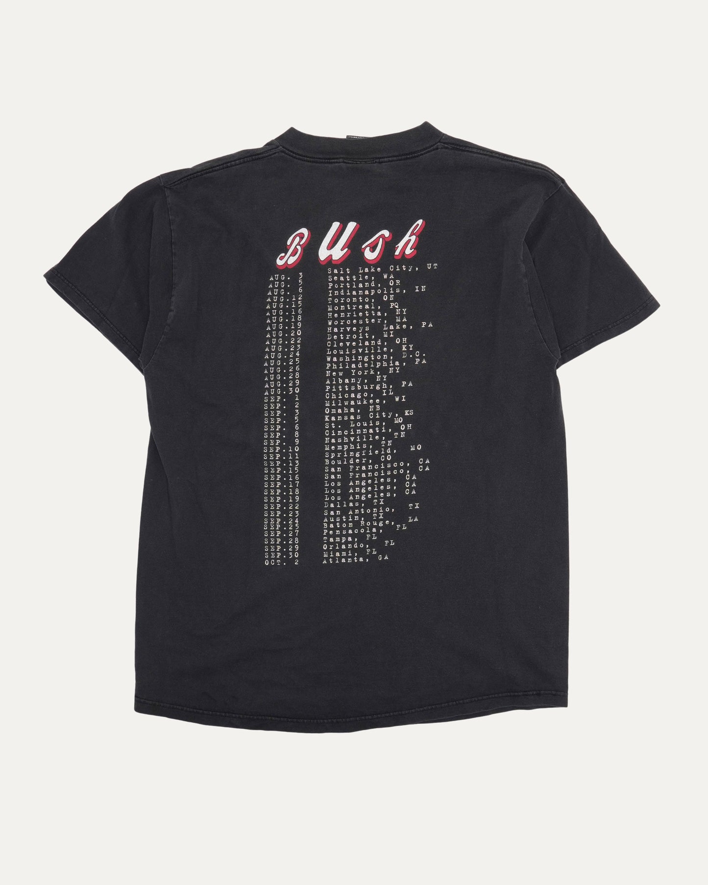 Bush Sixteen Stone Tour 1995 T-Shirt