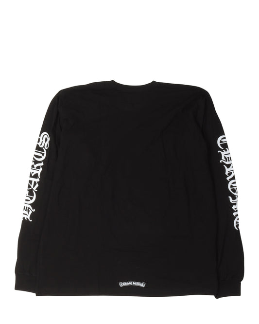 Neck Logo Long Sleeve T-Shirt