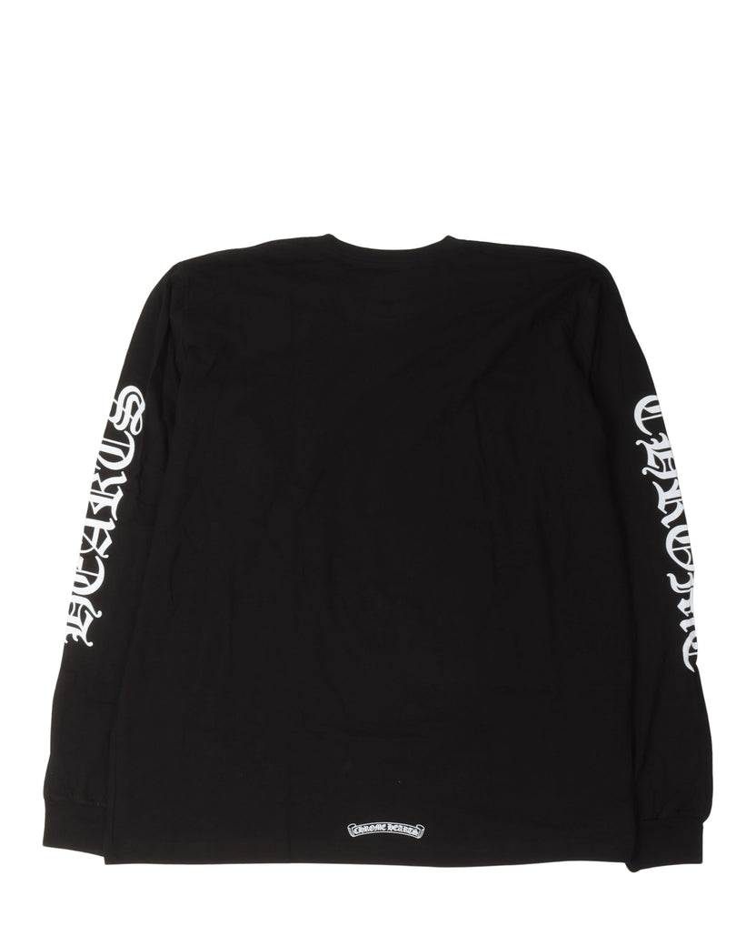 Neck Logo Long Sleeve T-Shirt